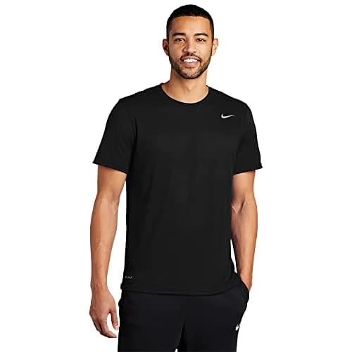 Nike Men's Legend Short Sleeve Tee, Black, S | Moisture-Wicking Active T-Shirt for Men thumbnail 1