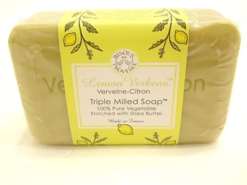 Bisous De Provence Lemon Verbena Verveine-Citron Triple Milled Soap 200g (7 Oz) | Authentic French Soap thumbnail 1