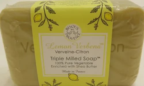 Bisous De Provence Lemon Verbena Verveine-Citron Triple Milled Soap 200g (7 Oz) | Authentic French Soap thumbnail 2