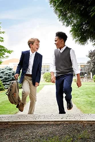 French Toast Boys Long Sleeve Oxford Shirt (Standard & Husky), White, 18 | Classic schoolwear for all seasons thumbnail 6