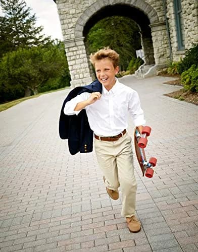 French Toast Boys Long Sleeve Oxford Shirt (Standard & Husky), White, 18 | Classic schoolwear for all seasons thumbnail 2
