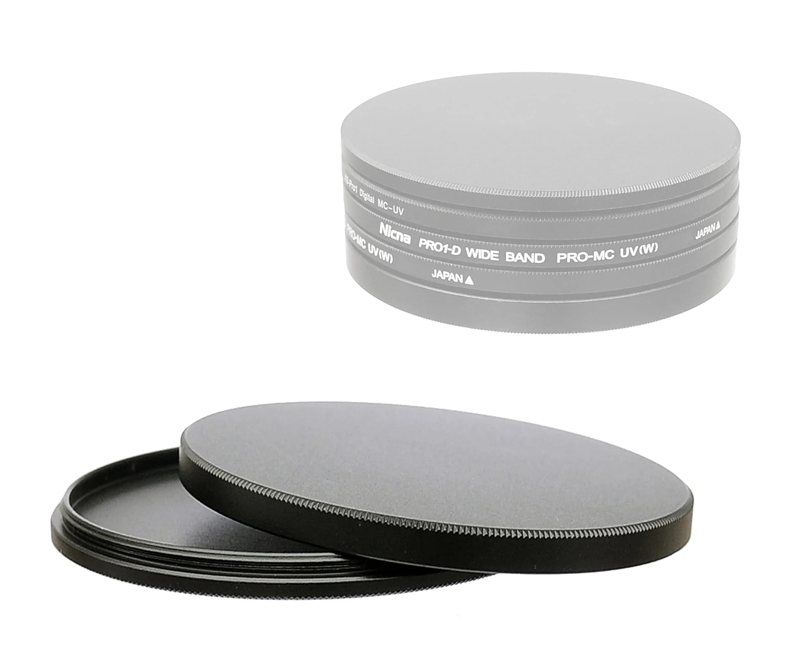 Fotasy 40.5mm Metal Filter Stack Cap Set | Protects Filters from Dust, Scratches & Fingerprints — 40.5mm