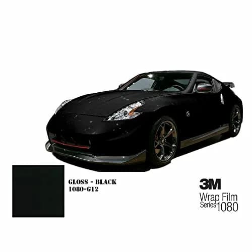 3M 2080 G12 Gloss Black Car Wrap Vinyl Film 5ft x 8ft | Bubble-Free, Durable Finish thumbnail 7