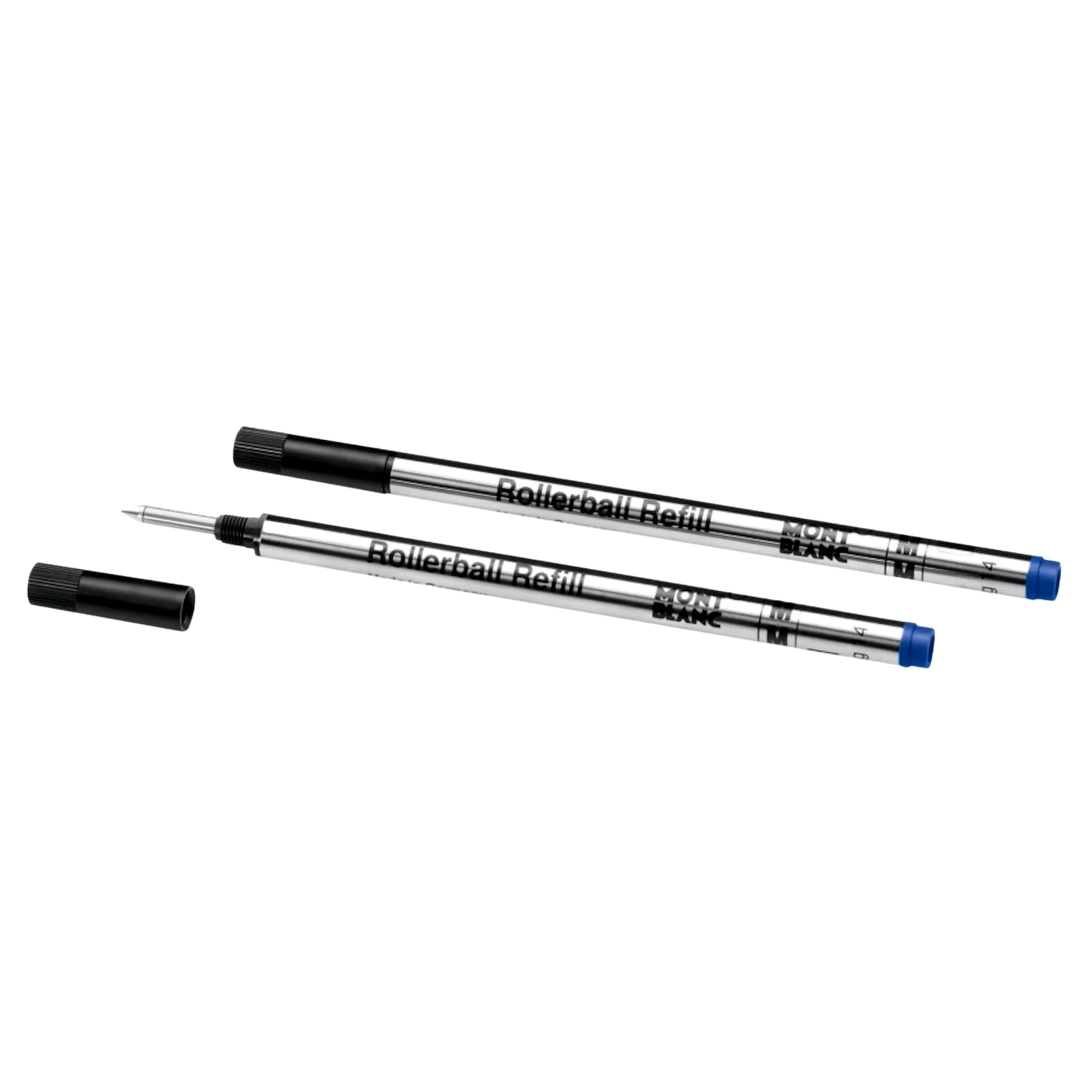 MONTBLANC Rollerball Refills M Pacific Blue 2 Count (Pack of 1) | Smooth Ink Flow for Elegant Writing thumbnail 2