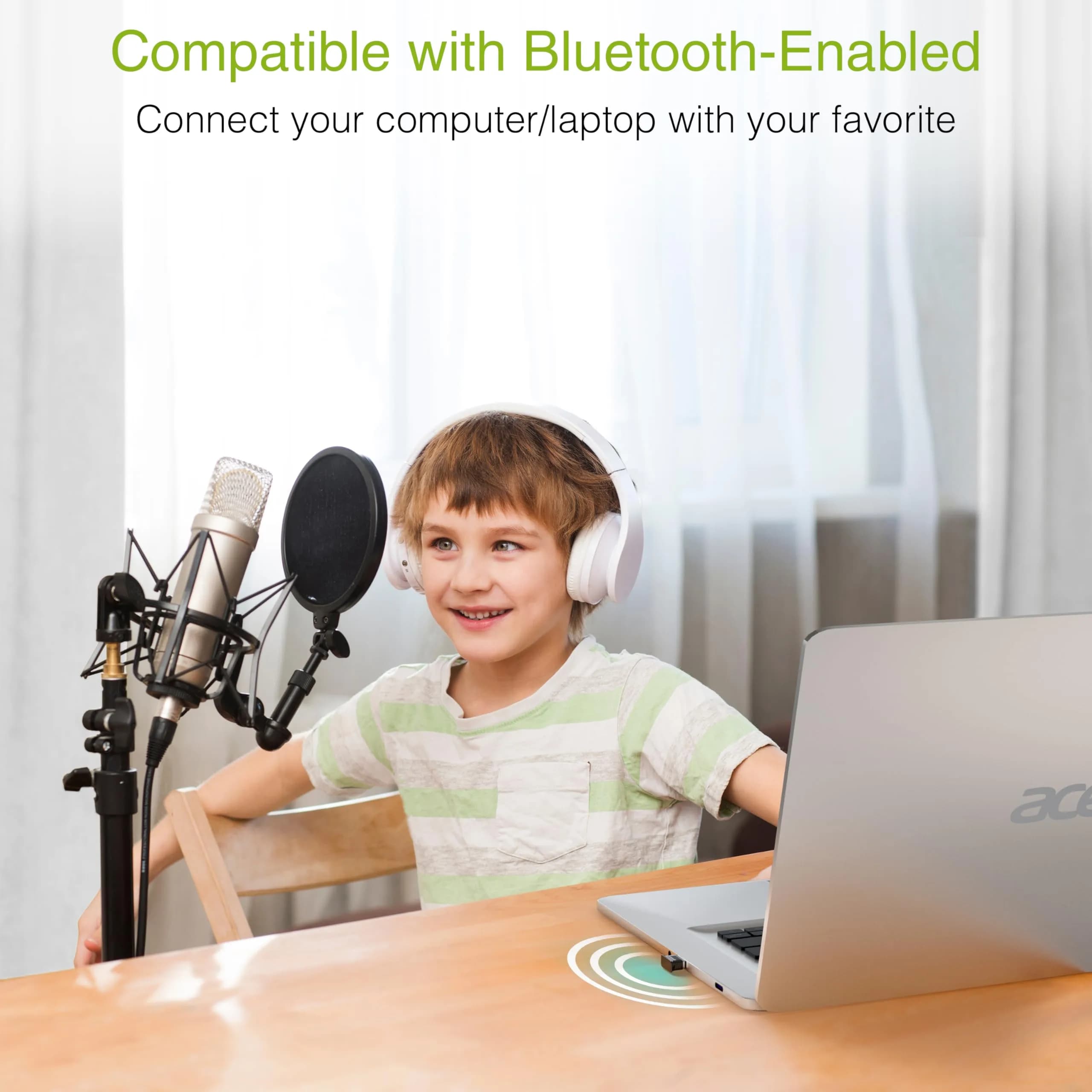 Kinivo BTD400 USB Bluetooth 4.0 Adapter Dongle | Low Energy, 10m Range, Windows/Linux Compatible - view 6