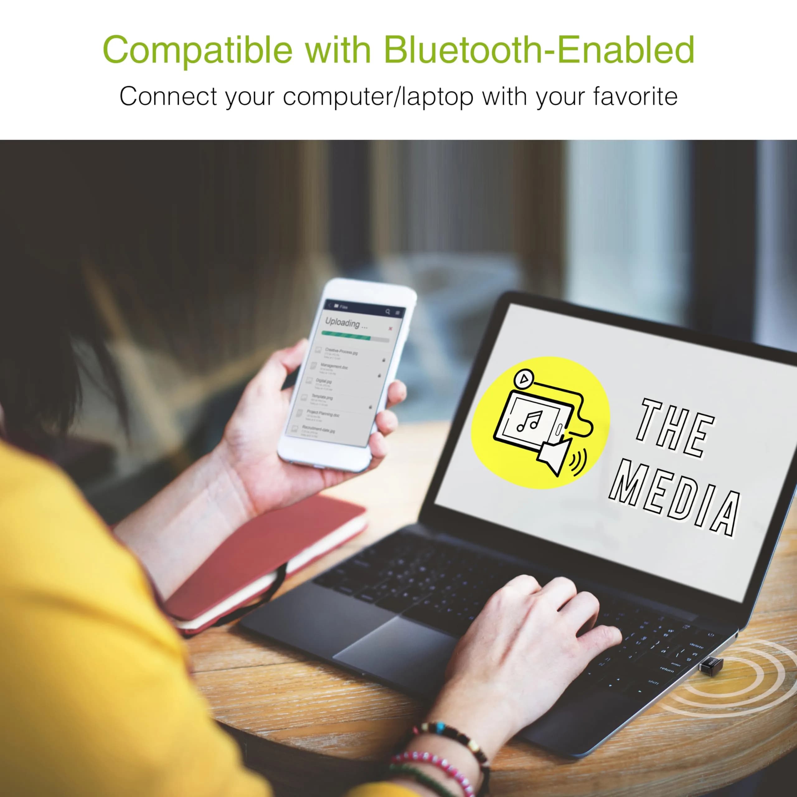 Kinivo BTD400 USB Bluetooth 4.0 Adapter Dongle | Low Energy, 10m Range, Windows/Linux Compatible - view 7