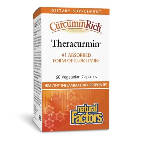 Natural Factors CurcuminRich Theracurmin 30 mg Turmeric Curcumin Capsules 60 Count | Supports Inflammation Response & Antioxidant Health thumbnail 1