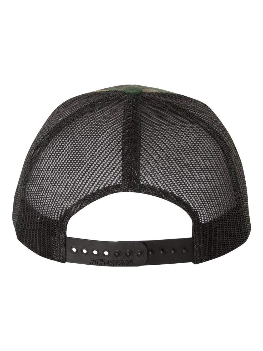 Richardson Unisex Camo/Black Trucker Baseball Cap - One Size - view 3