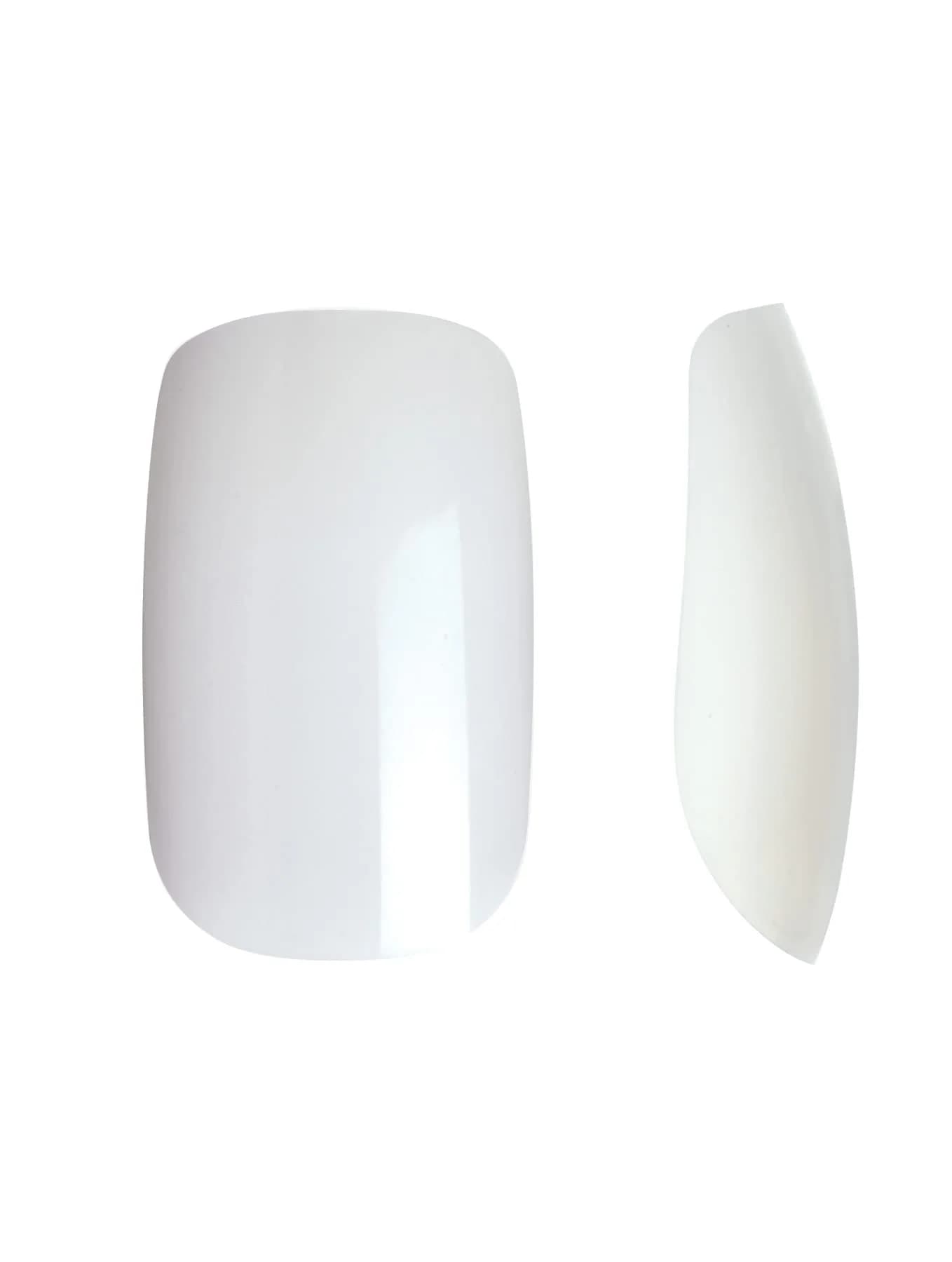 KISS Full Cover Nails Short Square Clear 100 Count | Professional Quality Press-On Nails - view 6