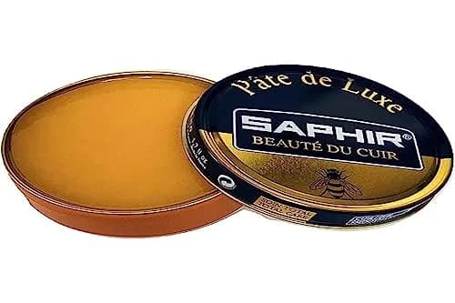 Saphir Beauté du Cuir Pate De Luxe Wax Shoe Polish 50ml (1.7 fl oz) | Natural Shine & Protection for Smooth Leather thumbnail 1