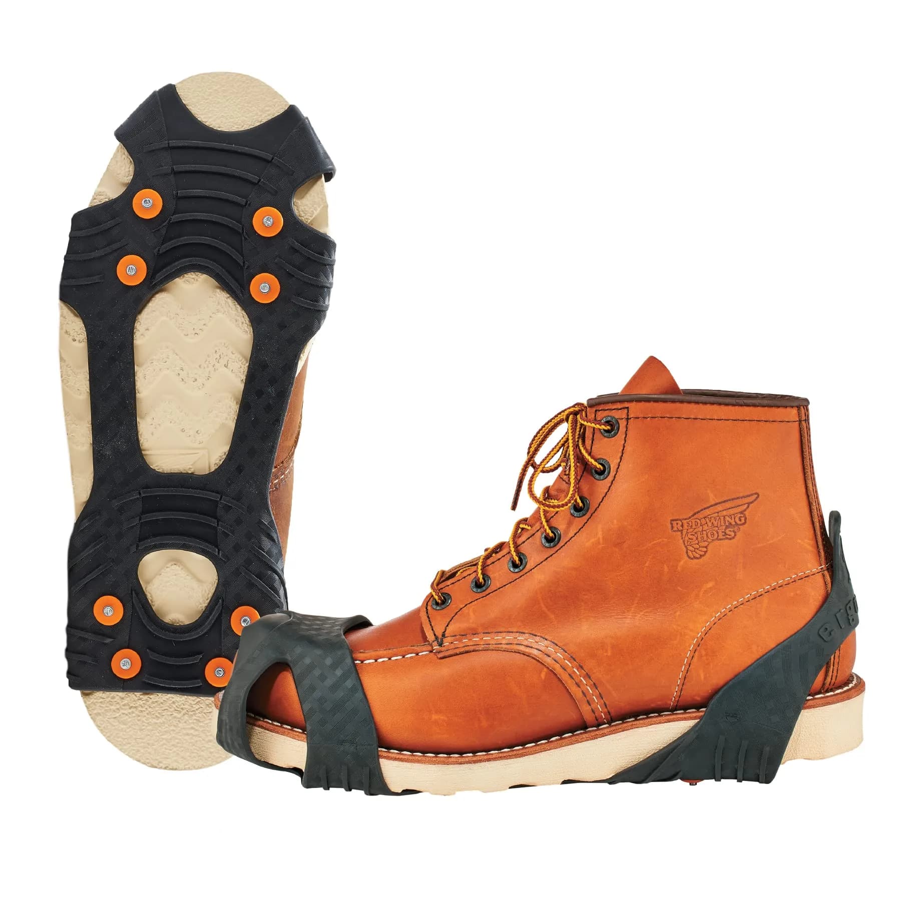 Ergodyne TREX 6300 Slip-On Traction Cleats for Snow and Ice XX-Large | Rugged Carbon Steel Spikes