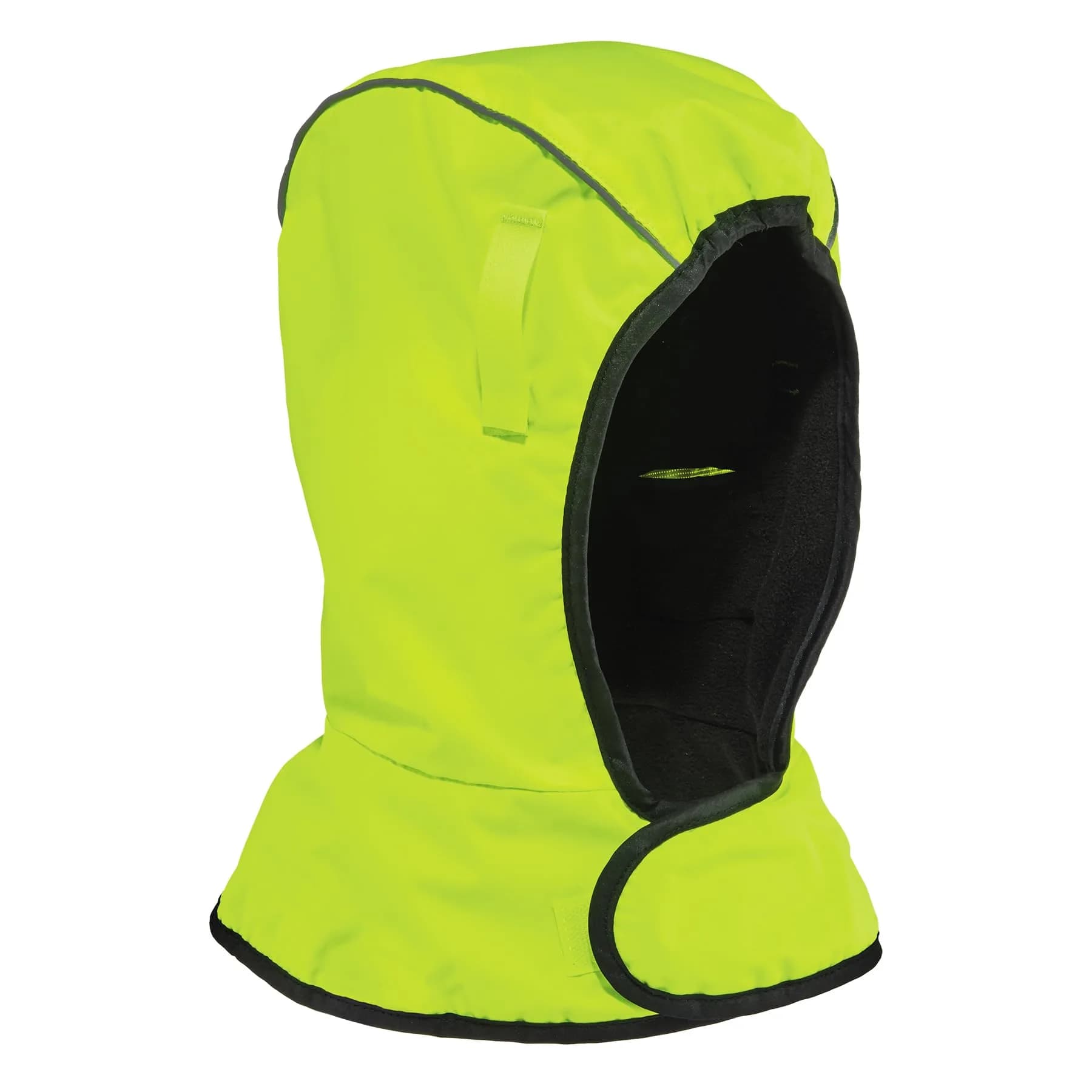 Ergodyne Unisex 2-Layer Thermal Hard Hat Liner Lime | Water-Resistant, Fleece-Lined Winter Safety Accessory