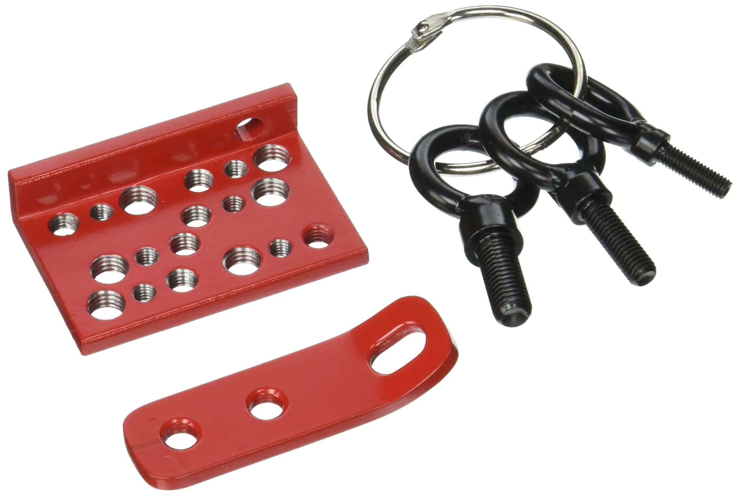 Steck Handy Pull Kit M10 Eye Bolt (3 Pieces) | Professional Grade Collision Repair Tool — Red