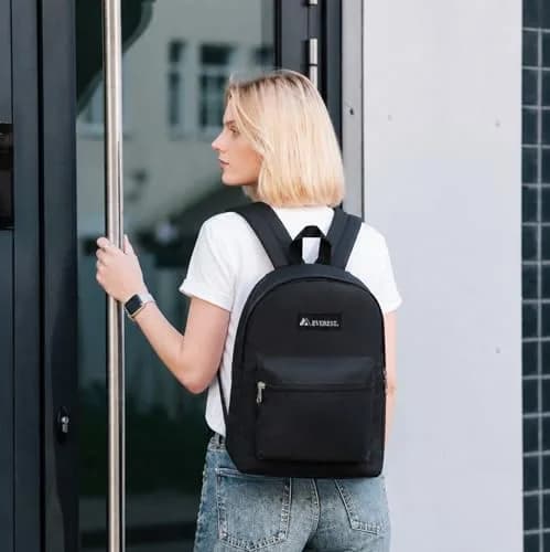 EVEREST Basic Backpack 13.9 L (0.4 kg) | Lightweight Daypack for School, Travel, and Work thumbnail 2
