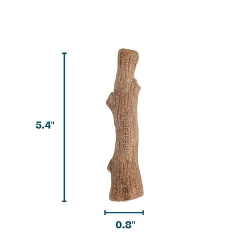 Pupstages Dogwood Stick Dog Chew Toy Small 5.4" | Real-Wood Blend for Moderate Chewers thumbnail 5