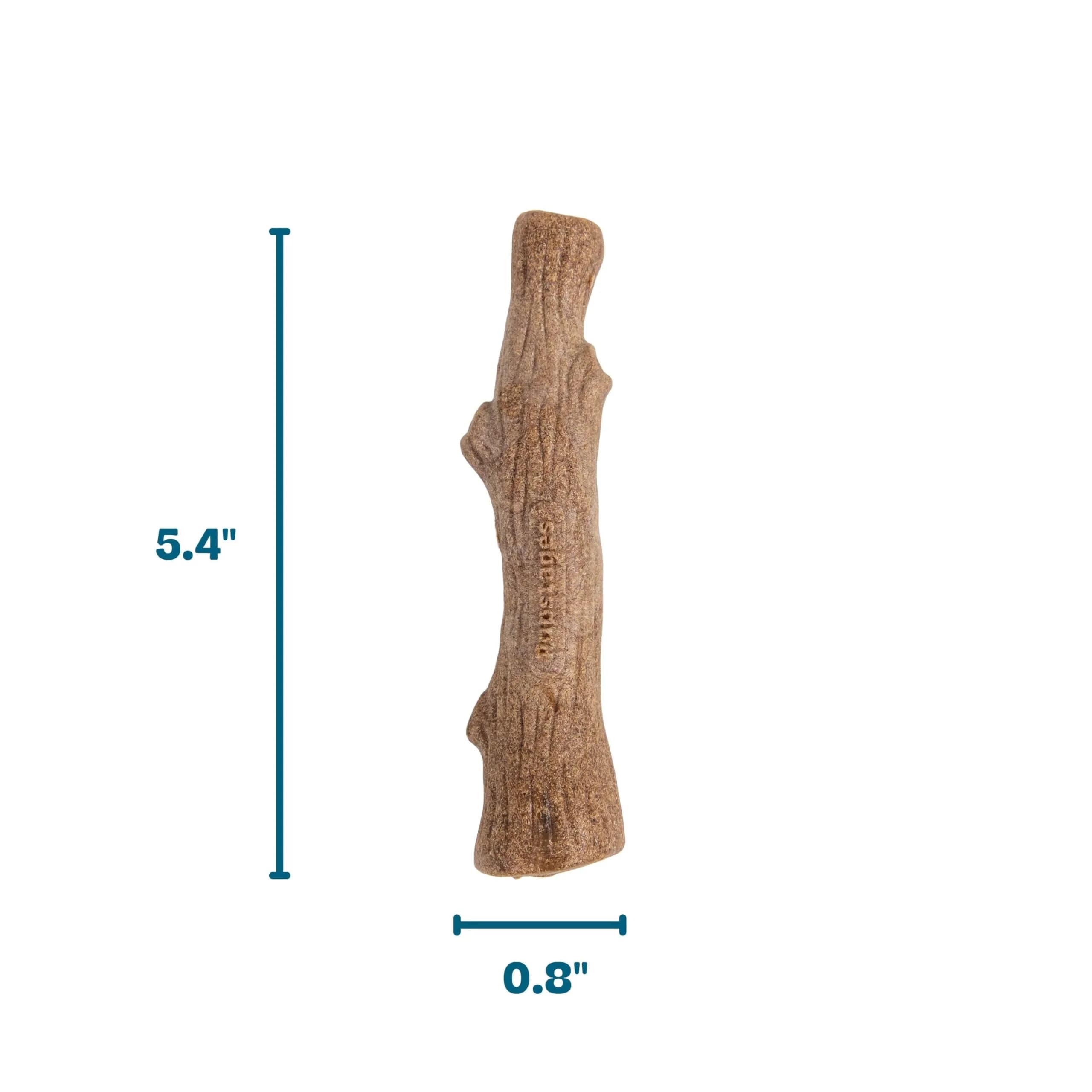 Pupstages Dogwood Stick Dog Chew Toy Small 5.4" | Real-Wood Blend for Moderate Chewers - view 5