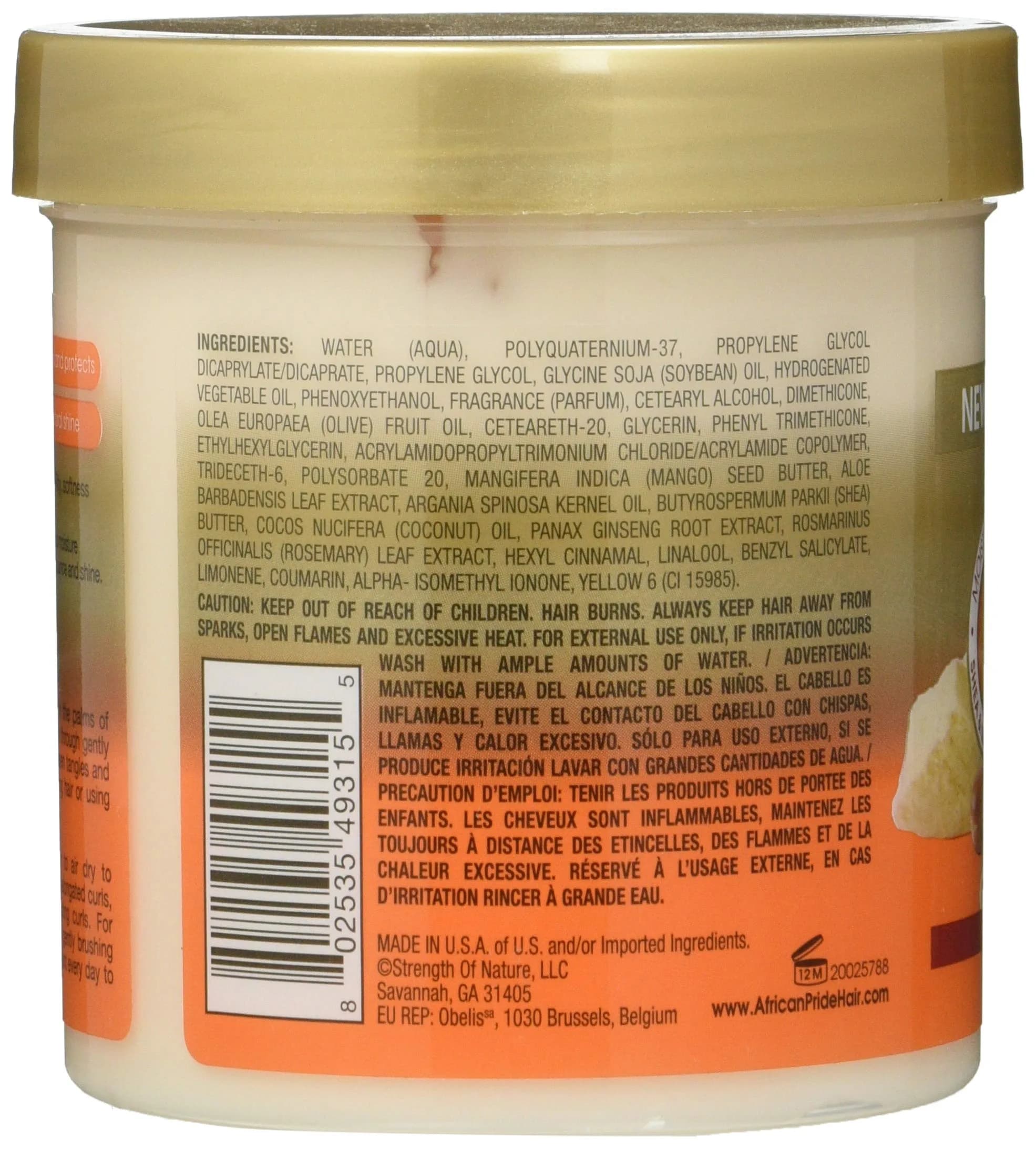 African Pride Shea Butter Miracle Leave-in Conditioner 425ml (15 Fl Oz) | Detangles Curls for Shine & Softness - view 3