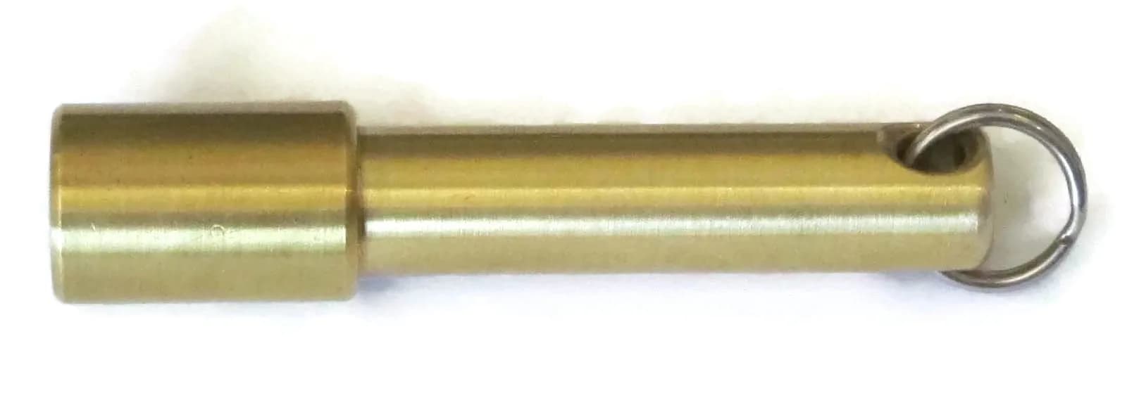 Highlandhawker Rare Earth N52 Neodymium Keychain Magnet 10 lb Pull Strength | Brass Casing, 0.75" x 2.5" (1.9cm x 6.35cm) - view 4
