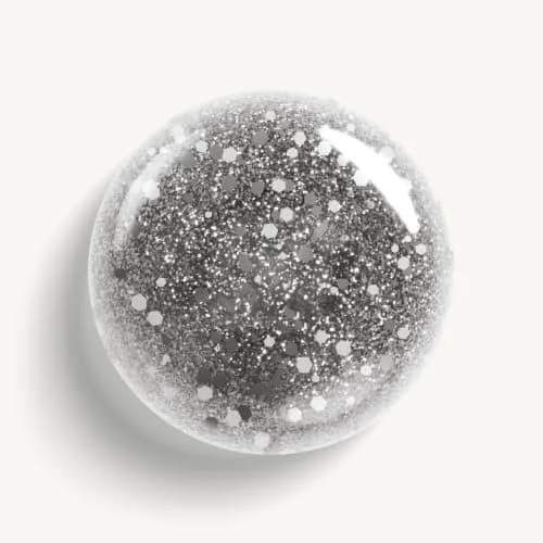 essie Silver Glitter Nail Polish 0.46 fl oz | Vegan, Flawless, Trendy thumbnail 2