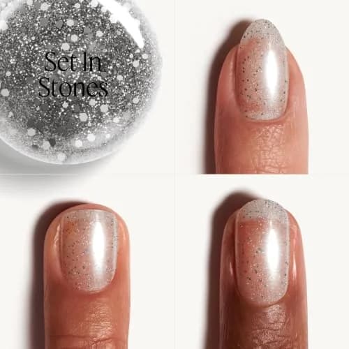 essie Silver Glitter Nail Polish 0.46 fl oz | Vegan, Flawless, Trendy thumbnail 3