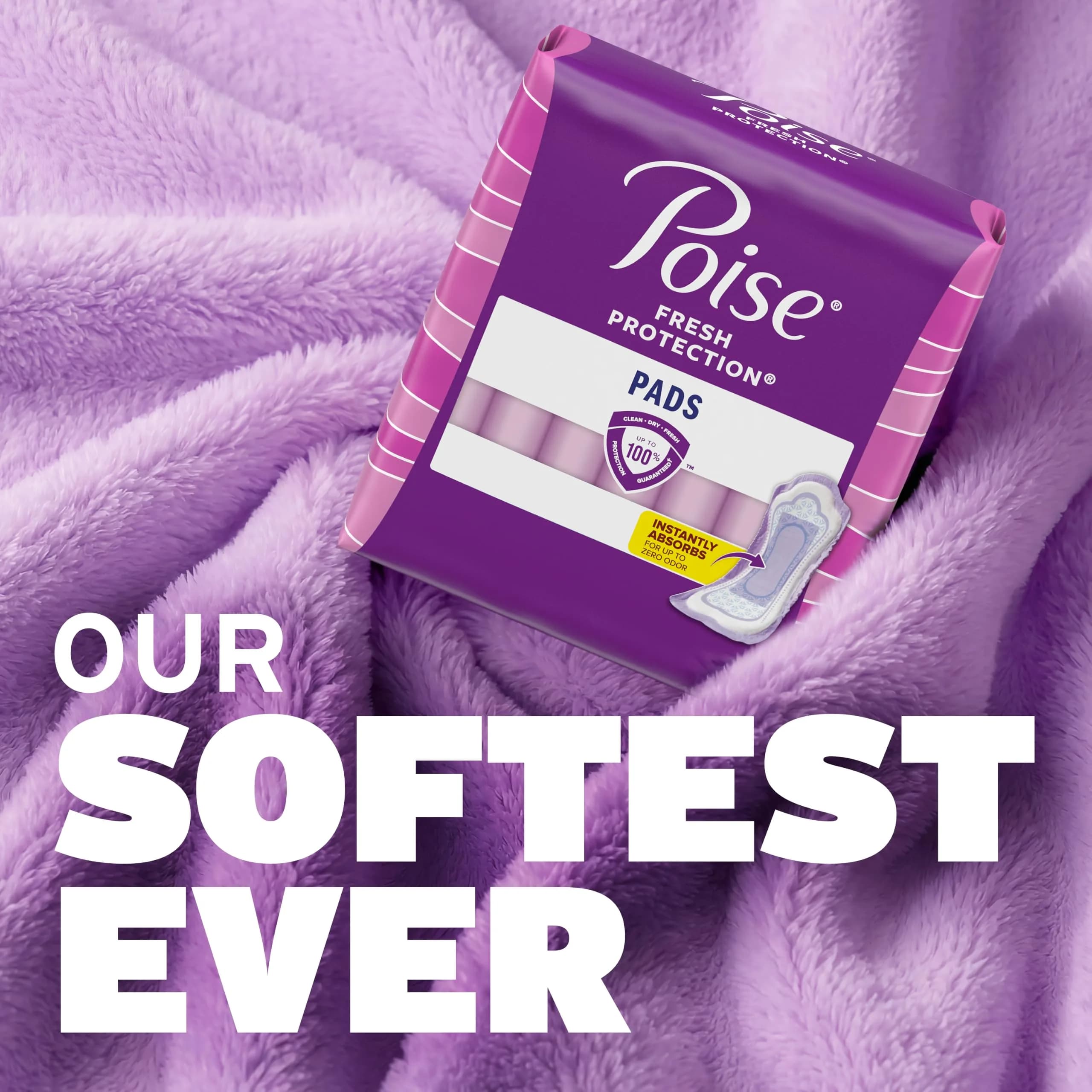 Poise Incontinence Pads for Women, 5 Drop Maximum Absorbency, 48 Count | Dermatologist Tested for Bladder Leak Protection - view 7