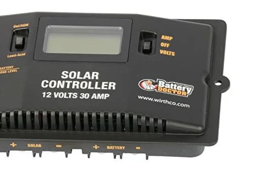 WirthCo Battery Doctor 23125 Digital Solar Controller 12 Volt 30 Amp | Charges & Maintains 12V Batteries thumbnail 3
