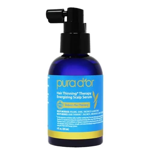 PURA D'OR Energizing Scalp Serum Revitalizer - Large Refill Bottle - 16 Fl Oz - main product image