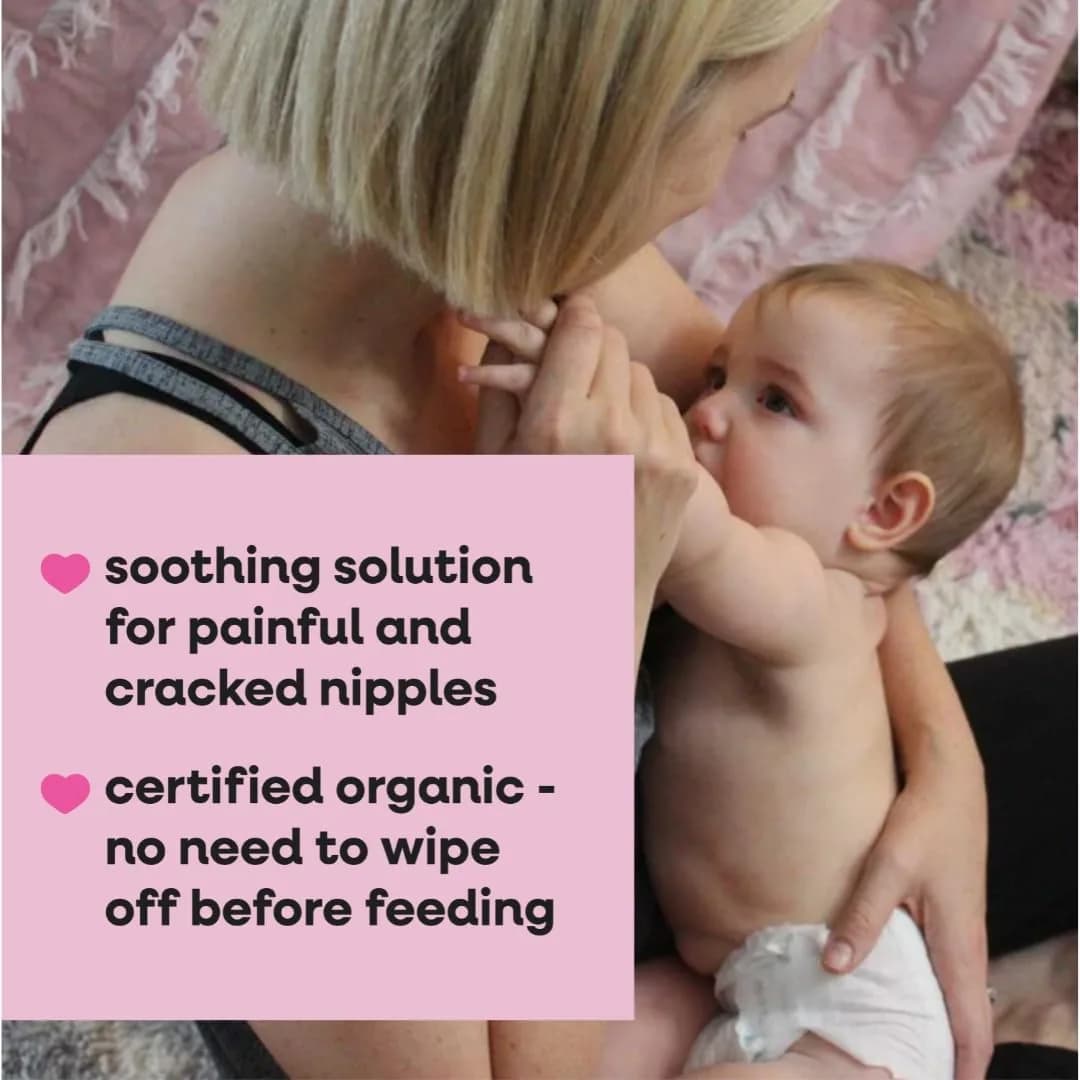 Bamboobies Organic Nipple Cream for Breastfeeding, 1 oz (28g) | USDA Certified Organic Soothing Balm - view 2