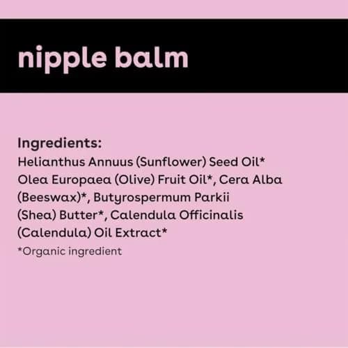 Bamboobies Organic Nipple Cream for Breastfeeding, 1 oz (28g) | USDA Certified Organic Soothing Balm thumbnail 5