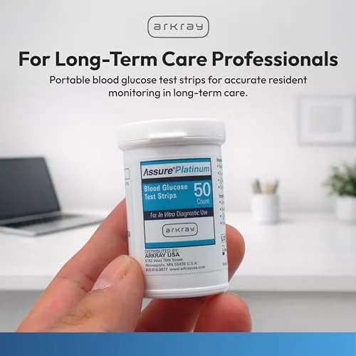 Arkray Assure Platinum Blood Glucose Test Strips 50 Count | No Coding, Fast 7-Second Results, Compatible with Assure Platinum Meter thumbnail 7