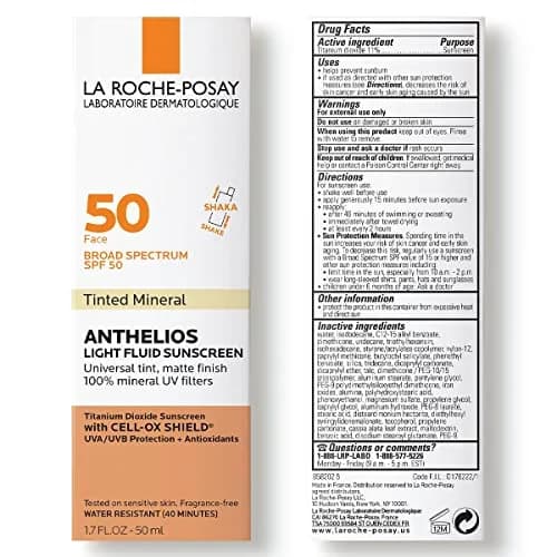 La Roche-Posay Anthelios Tinted Mineral Sunscreen Face SPF 50 50ml (1.7 Fl Oz) | Broad Spectrum UVA/UVB Protection thumbnail 7