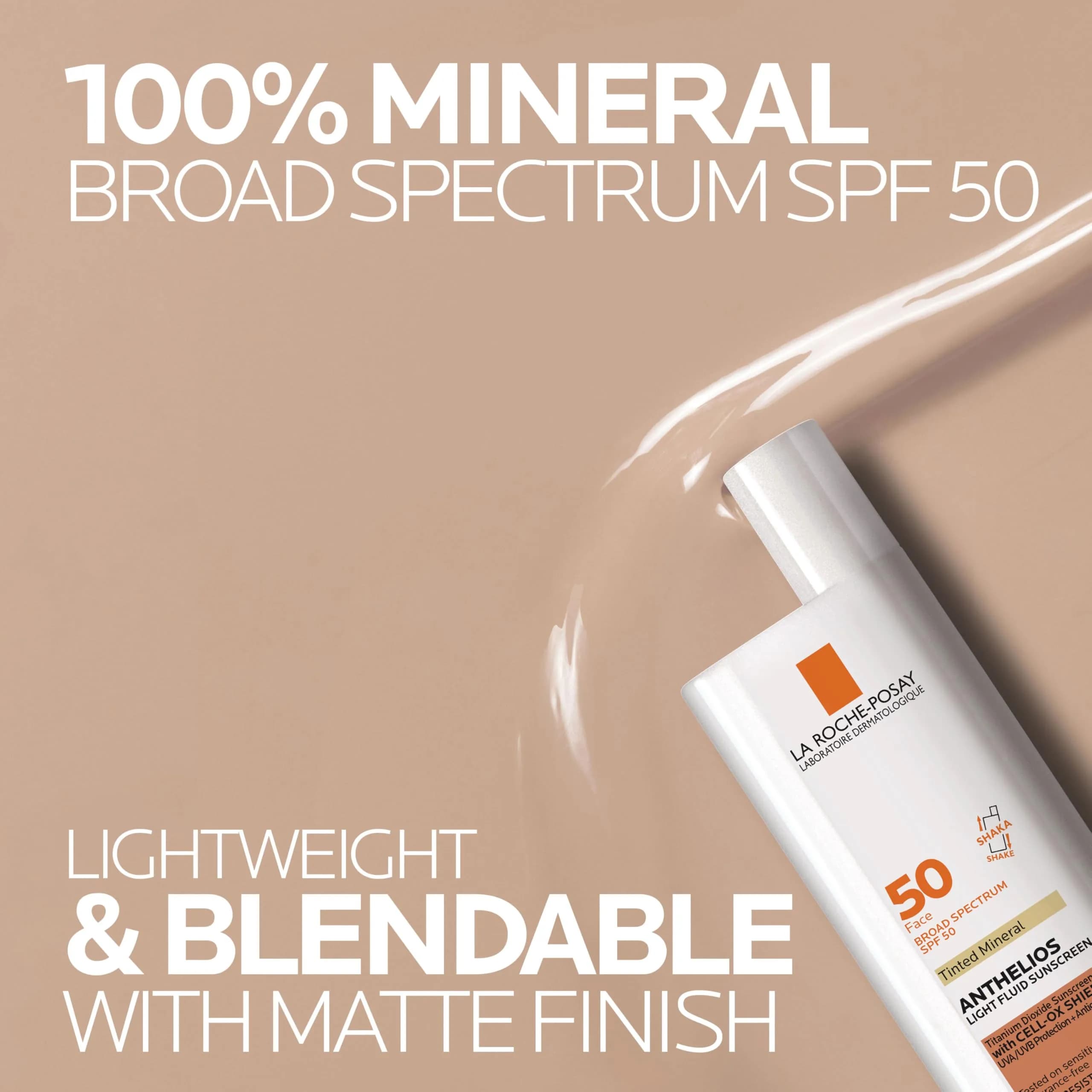 La Roche-Posay Anthelios Tinted Mineral Sunscreen Face SPF 50 50ml (1.7 Fl Oz) | Broad Spectrum UVA/UVB Protection - view 3