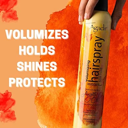 Agadir Volumizing Firm Hold Hair Spray 310.53ml (10.5 oz) | Humidity Resistant thumbnail 4