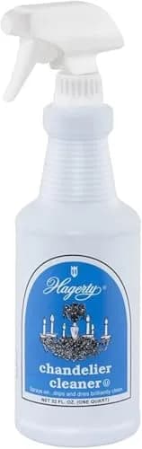 Hagerty Chandelier Cleaner - Spray On Crystal & Glass Fixture Cleaner, 32 Fl Oz | Drip & Dry Formula, Reach Up to 25 Feet thumbnail 1