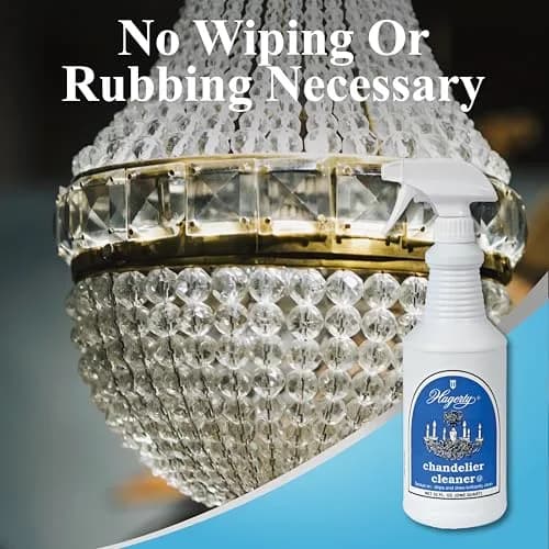 Hagerty Chandelier Cleaner - Spray On Crystal & Glass Fixture Cleaner, 32 Fl Oz | Drip & Dry Formula, Reach Up to 25 Feet thumbnail 6