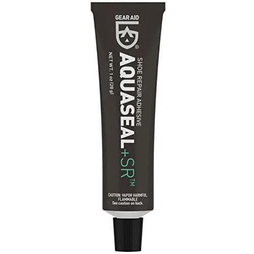 GEAR AID Aquaseal SR Shoe Repair Adhesive 1 oz | Strong Rubber & Waterproof Fix for Shoes thumbnail 1