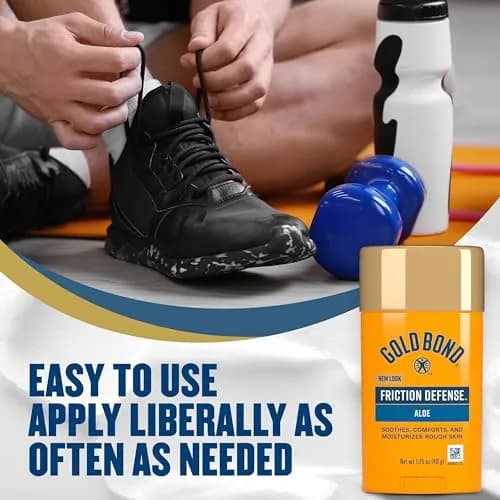 Gold Bond Friction Defense Stick with Aloe 1.75 oz (51.7 ml) | Anti-Chafing Stick for Sensitive Skin thumbnail 7