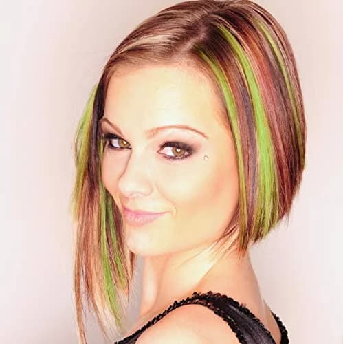 Color Me Root Touch Up Temporary Hair Mascara, Lime Green 0.25 Fl Oz (7.4ml) | Washes Out With Shampoo thumbnail 1
