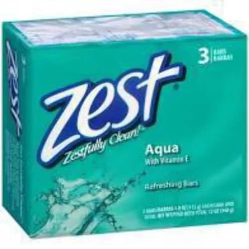 Zest Aqua Deodorant Bar Soap 3 Count 340g (12 Ounce) | Cleanses & Deodorizes for All Skin Types thumbnail 1