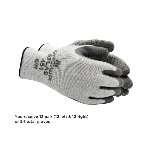 SHOWA Atlas 451 Heavy-Duty Winter Work Gloves, Insulated, Medium | CE Certified for Cold Weather thumbnail 3