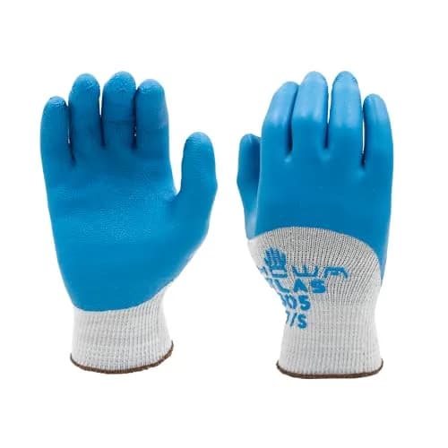 SHOWA Atlas 305 Rubber Work Gloves, Large | Heavy-Duty Grip & Comfort thumbnail 1
