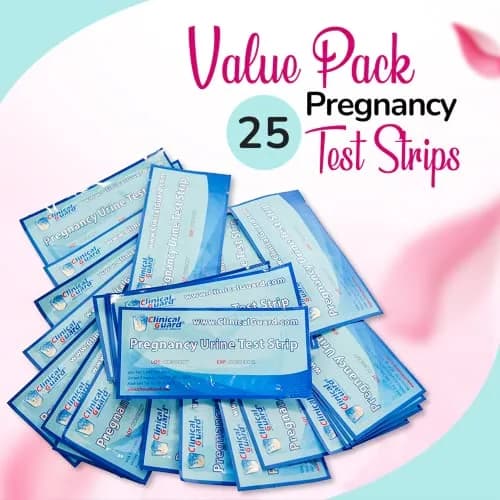 Clinical Guard Pregnancy Tests Strips - HCG Test Strip Kit - 25 Count | Sensitive & Fast Home Pregnancy Test thumbnail 7