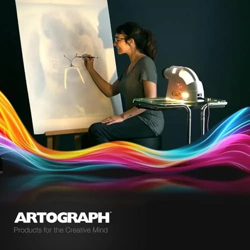 Artograph EZ Tracer Opaque Art Projector 4" x 4" Copy Size | Enlarges Artwork 2X-10X for Murals, Wall Art, Drawing thumbnail 5
