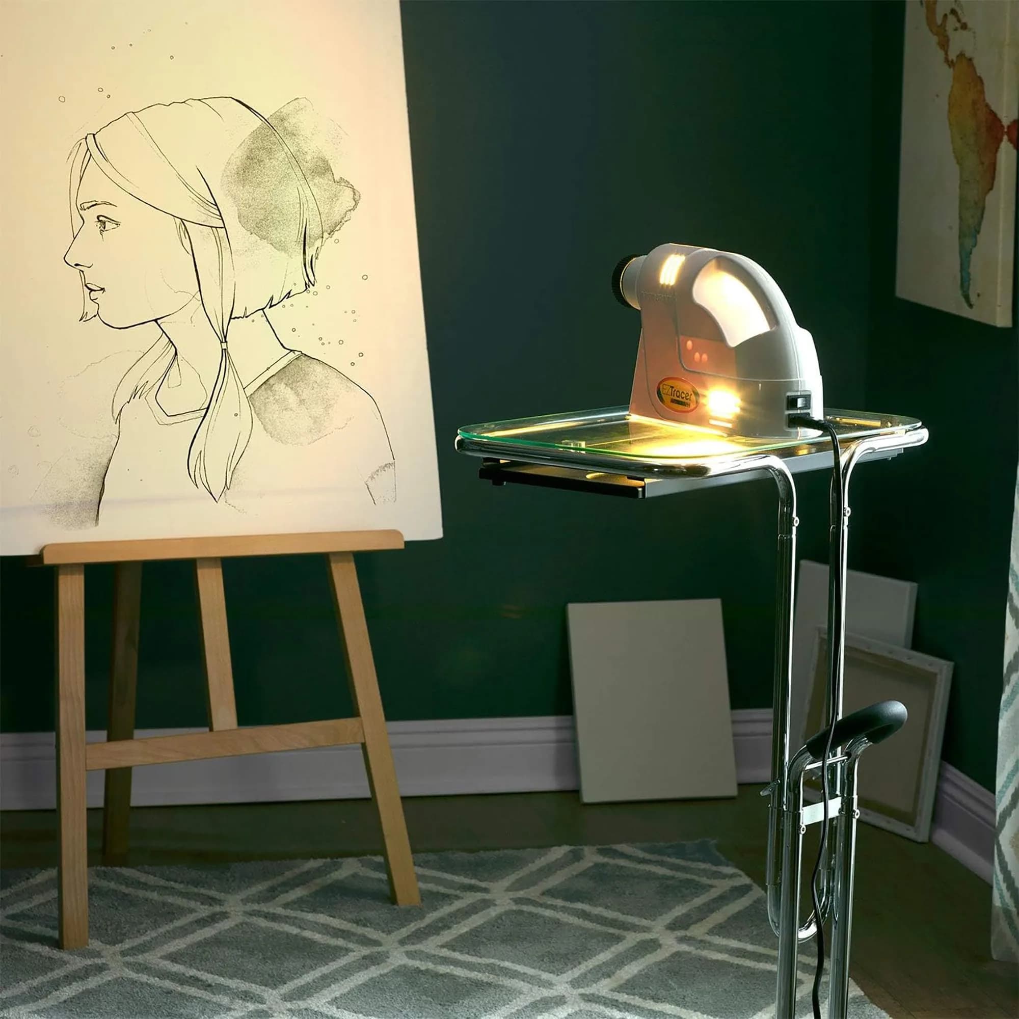Artograph EZ Tracer Opaque Art Projector 4" x 4" Copy Size | Enlarges Artwork 2X-10X for Murals, Wall Art, Drawing - view 6