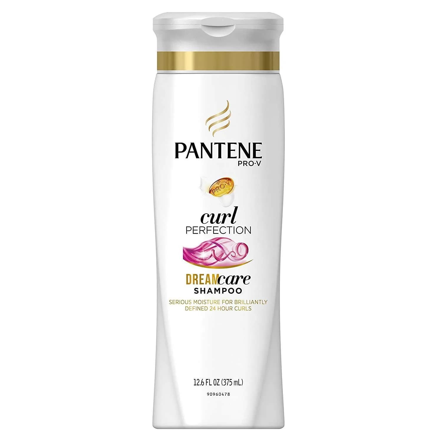Pantene Pro-V Curly Perfection Moisturizing Shampoo 12.6 oz | Defines curls & controls frizz — 12.6 Fl Oz