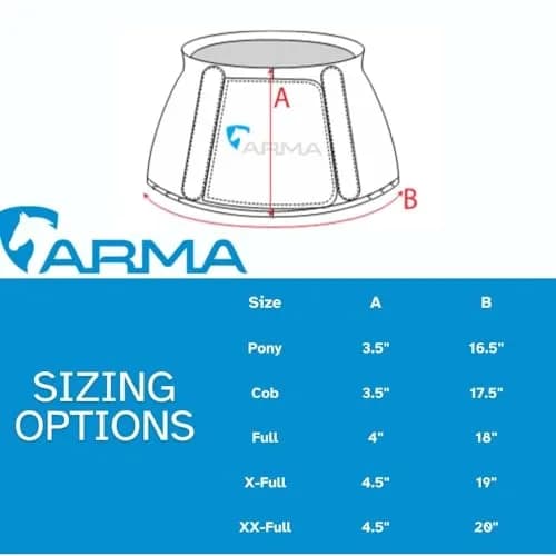 Shires Arma Overreach Bell Boots 6mm Rubber Shock Absorbing Full | Heavy-Duty Equine Protection thumbnail 3