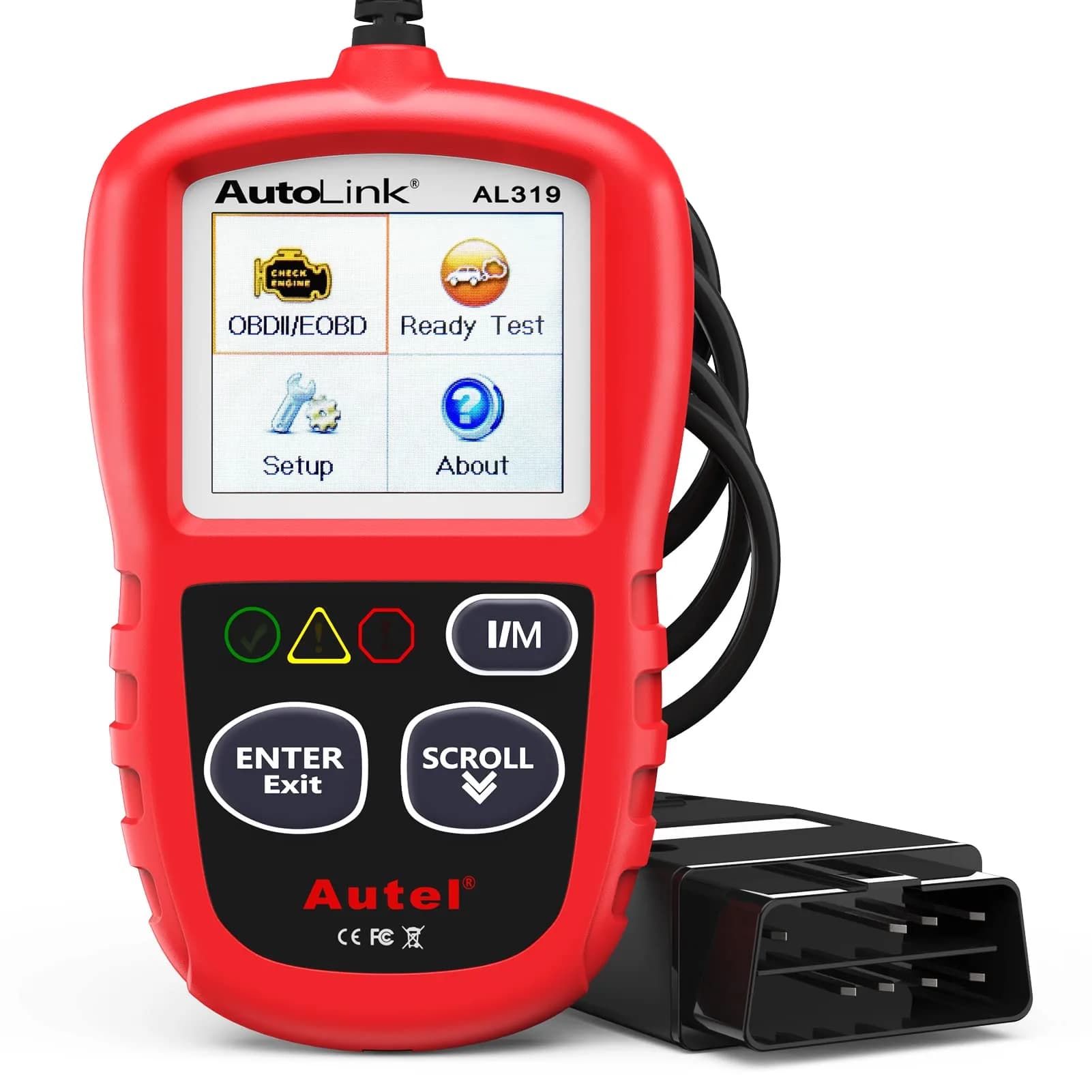 Autel AL319 Vehicle Scan Tool 2.4 inches | Check Engine & DTC Support