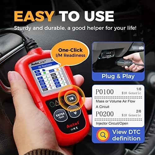 Autel AL319 Vehicle Scan Tool 2.4 inches | Check Engine & DTC Support thumbnail 4
