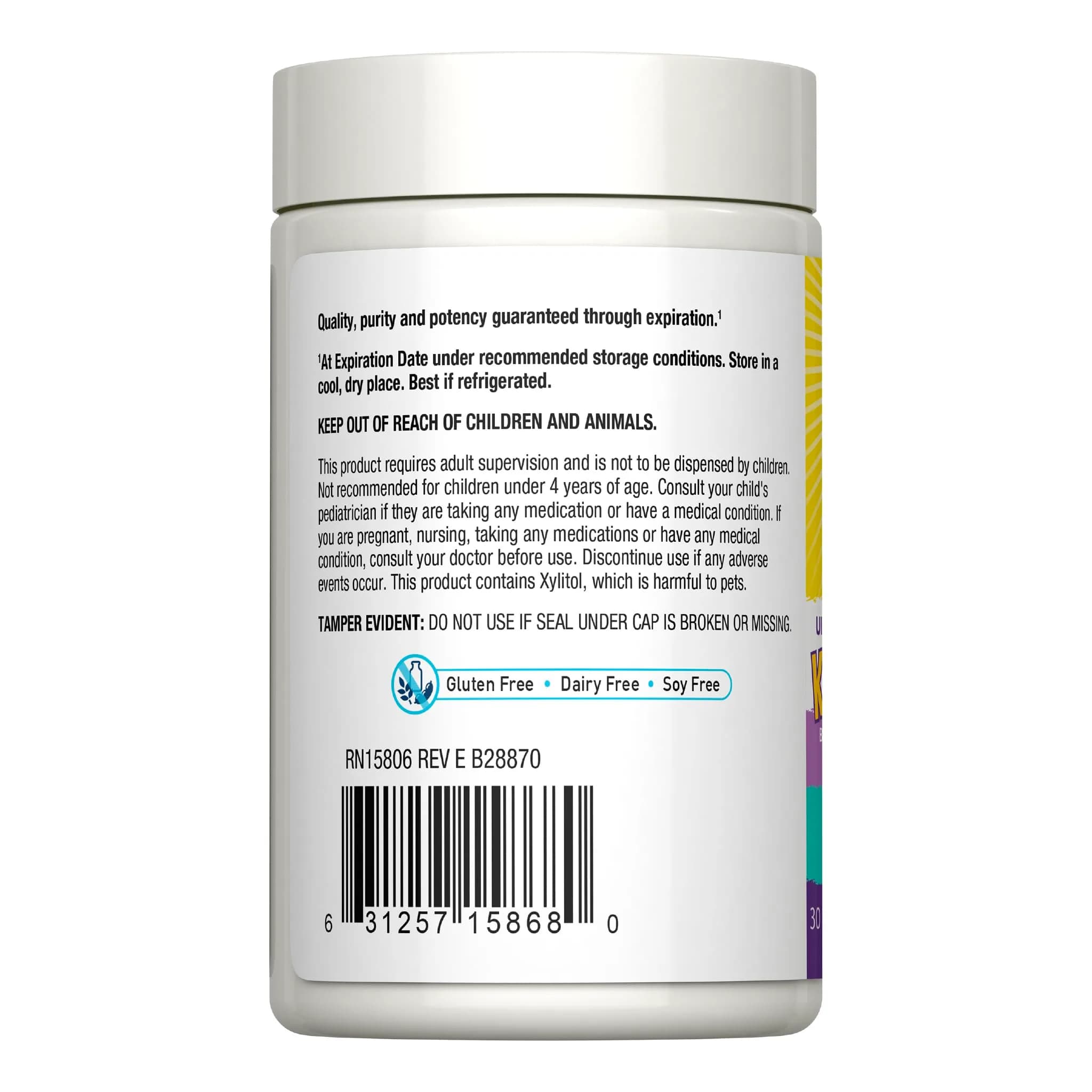Renew Life Ultimate Flora Kids Probiotic Chewables 3 Billion CFU 30 Chewable Tablets | Supports Digestive & Immune Health - view 3