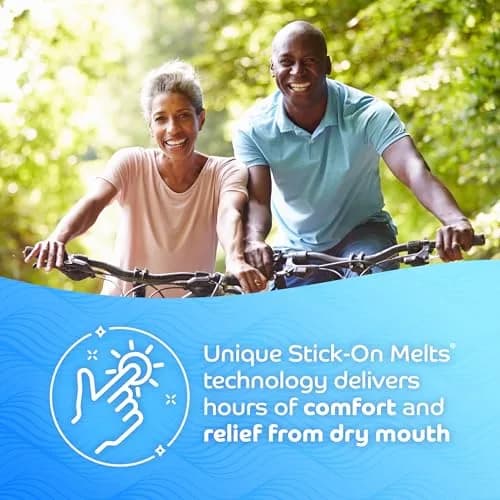 Oracoat XyliMelts Dry Mouth Relief Discs 40 Count | Long-Lasting Moisturizer with Xylitol, Mild Mint Flavor thumbnail 9